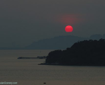 Beautiful Sunrise in Penang ペナン島の美しい日の出