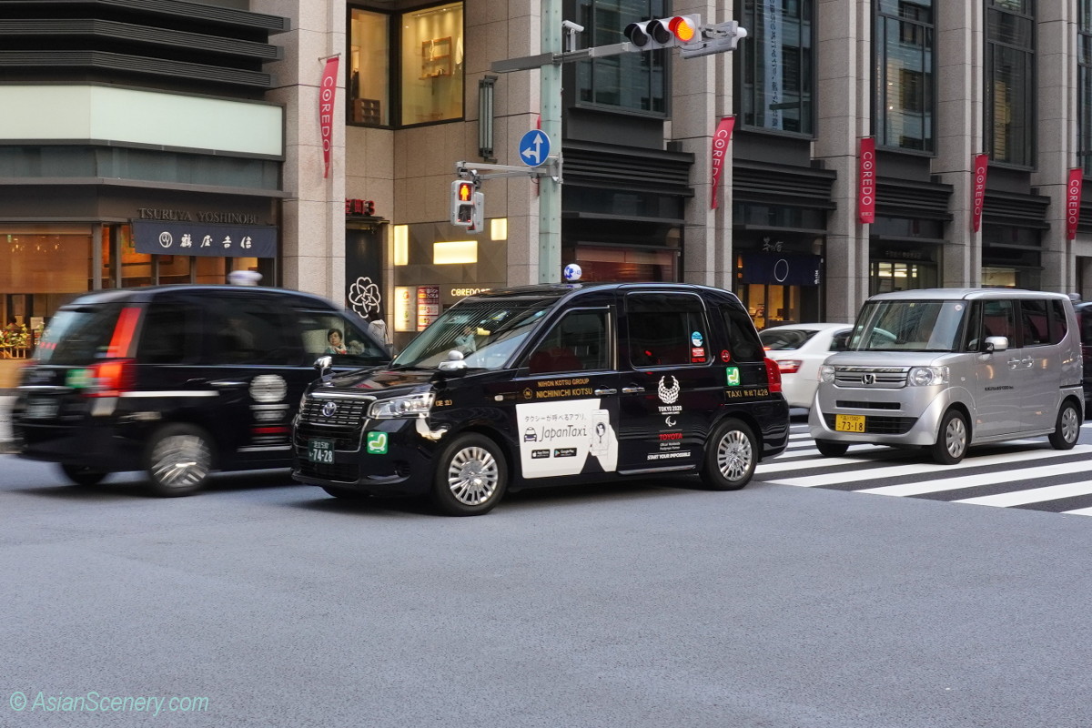 “Japan Taxi” the new shape of taxi in Japan 日本のタクシーの新しい形「ジャパン・タクシー」